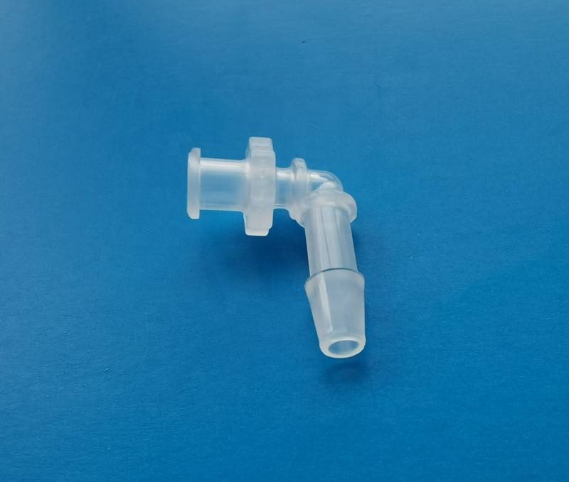 3.2mm 4.8mm plastic L elbow 90 degree female luer lock fitting adpater