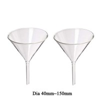 Small Glass Filter Funnel Borosilicate Glass Funnel With Short Stem