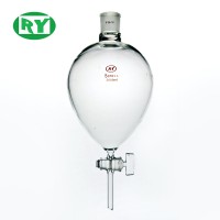 3.3 Borosilicate Heat Resistant Laboratory Glass Separatory Funnel With Glass Stopcock